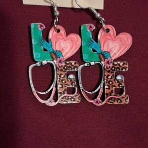 Colorful Love Earrings